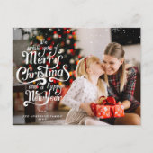 Warm kerstfeest briefkaart (Voorkant)