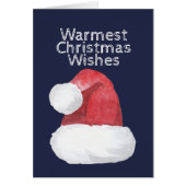 Warm kerstgewas/Santa Hat/Personaliseren (Voorkant)