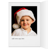 Warm kerstgewas/Santa Hat/Personaliseren (Binnen (Links))
