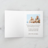 Warm Kerstmis 4 Fotovakantiekaartje Feestdagen Kaart (Binnen)