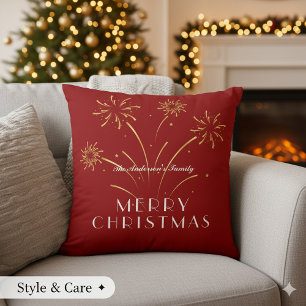 Warm Kerstmis decoratief vakantieseizoen Kussen