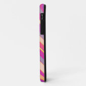 Warm kleuren diagonaal strepen grafische kunst Case-Mate iPhone case (Achterkant/links)