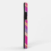 Warm kleuren diagonaal strepen grafische kunst Case-Mate iPhone case (Achterkant/rechts)