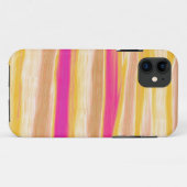 Warm kleuren strepen grafische kunst Case-Mate iPhone case (Achterkant (horizontaal))