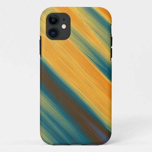 Warm kleuren strepen verfgrafische kunst Case-Mate iPhone case (Achterkant)