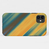 Warm kleuren strepen verfgrafische kunst Case-Mate iPhone case (Achterkant (horizontaal))