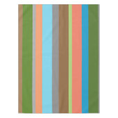 Warm kleurtinten gestript Tablecloth Tafelkleed (Voorkant)