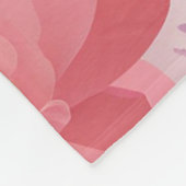 Warm Knuffels  Bloemendeken Fleece Deken (Hoek)