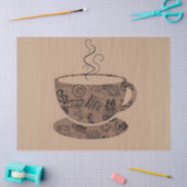 Warm koffiehuis Essence Tissuepapier (Craft)