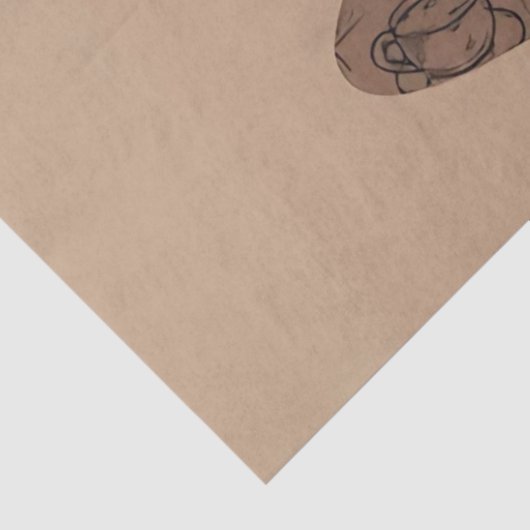 Warm koffiehuis Essence Tissuepapier (Detail)