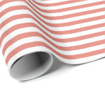 Warm Koraal | Wappapier met witte streep Cadeaupapier<br><div class="desc">Dit klassieke artikel met een cadeaubon voor stripe is perfect voor uw cadeaubehoeften! Verloop een verjaardagscadeau, een cadeau voor baby shower, een cadeau voor vrijgezellenfeest, een huwelijkscadeau of een cadeau voor een andere speciale gelegenheid. Het is ook een prachtige keuze voor het verpakken van papierwaren: het verpakken van papierenveloppen, het...</div>