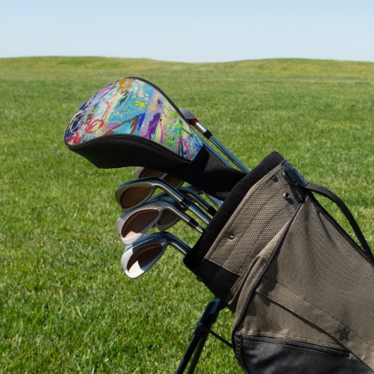 Warm Layers by Lydia's Art Sangria Golfheadcover (Insitu)