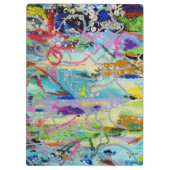 Warm Layers by Lydia's Art Sangria Klembord (Achterkant)