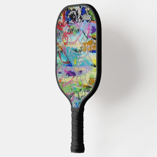 Warm Layers by Lydia's Art Sangria Pickleball Paddle (Links)