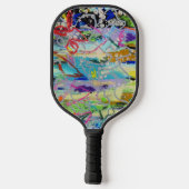Warm Layers by Lydia's Art Sangria Pickleball Paddle (Achterkant)