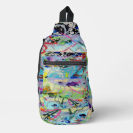Warm Layers by Lydia's Art Sangria Sling Bag