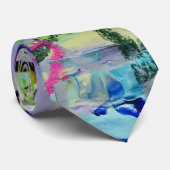 Warm Layers by Lydia's Art Sangria Stropdas (Opgerold)