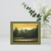 warm licht briefkaart (Staand voorkant)