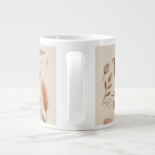 Warm Like The Earth Mok – Een esthetische Boho Cof (Achterkant)