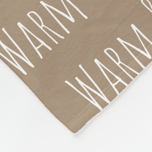 "Warm & Loved" Fleece Blanket (Hoek)