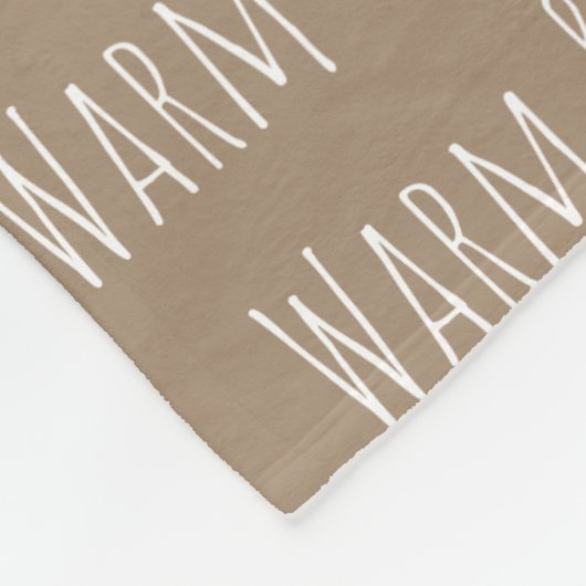 "Warm & Loved" fleece deken (Hoek)