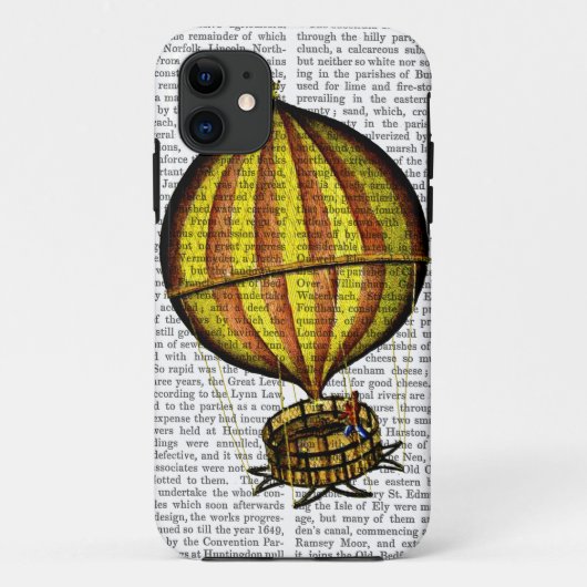 Warm luchtballon, geel en rood Case-Mate iPhone case (Achterkant)