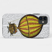 Warm luchtballon, geel en rood Case-Mate iPhone case (Achterkant (horizontaal))