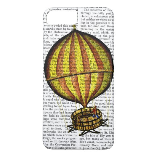 Warm luchtballon, geel en rood Case-Mate iPhone case (Achterkant)