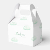 Warm luchtballon Genderneutraal Baby shower Bedankdoosjes (Achterkant)