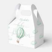 Warm luchtballon Genderneutraal Baby shower Bedankdoosjes (Voorkant Zijde)