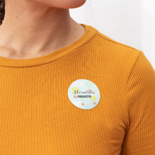 Warm luchtballon Genderneutraal Baby shower Ronde Sticker
