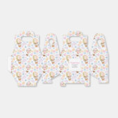 Warm luchtballon Whimsical Waterverf Patroon Bedankdoosjes (Uitgevouwen)