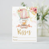 Warm luchtballondieren raden hoeveel kissers Kaart (Staand voorkant)