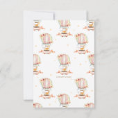 Warm luchtballondieren raden hoeveel kissers Kaart (Achterkant)