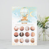 Warm luchtballondierlijk Baby of bier (Staand voorkant)