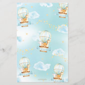 Warm luchtballondierlijk Baby of bier (Achterkant)