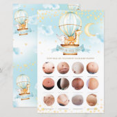 Warm luchtballondierlijk Baby of bier (Voorkant / Achterkant)