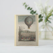 Warm-luchtballonexperiment Briefkaart (Staand voorkant)
