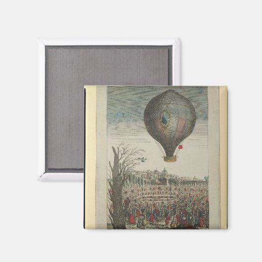Warm-luchtballonexperiment Magneet (Voorkant / Achterkant)