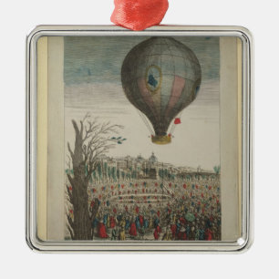 Warm-luchtballonexperiment Metalen Ornament