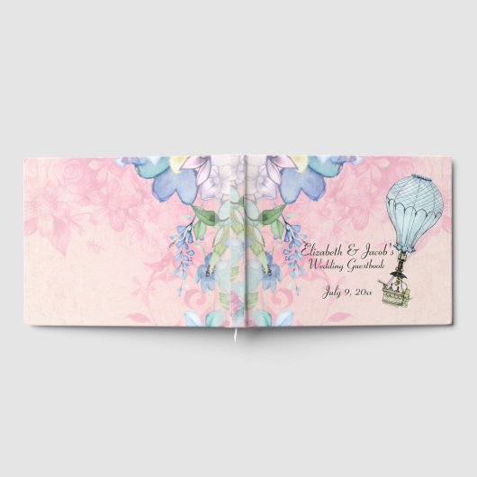 Warm Luchtballonhuwelijk Gastenboek (Volledig)