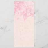 Warm Luchtballonhuwelijk Menu (Achterkant)