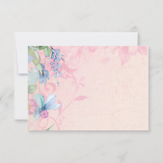 Warm Luchtballonhuwelijk RSVP (Achterkant)