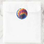 Warm-luchtballonnetjes Ronde Sticker (Tas)