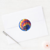 Warm-luchtballonnetjes Ronde Sticker (Envelop)