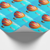 Warm luchtballonschip cadeaupapier (Hoek)