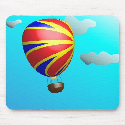 Warm luchtballonschip muismat (Voorkant)