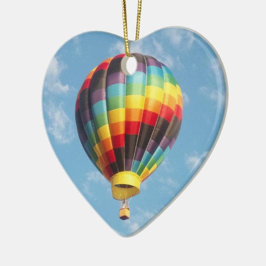 Warm luchtballonvervormend keramisch ornament (Links)