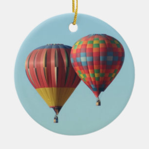Warm luchtballonvervormend keramisch ornament
