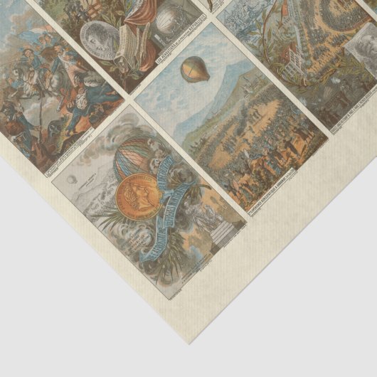  Warm-luchtballonvlekontkoppeling Tissuepapier (Detail)